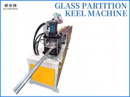 Glass partition keel machine